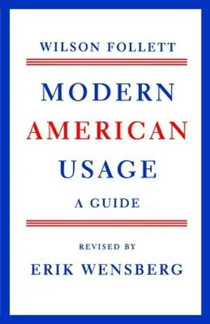 Modern American Usage - Paperback