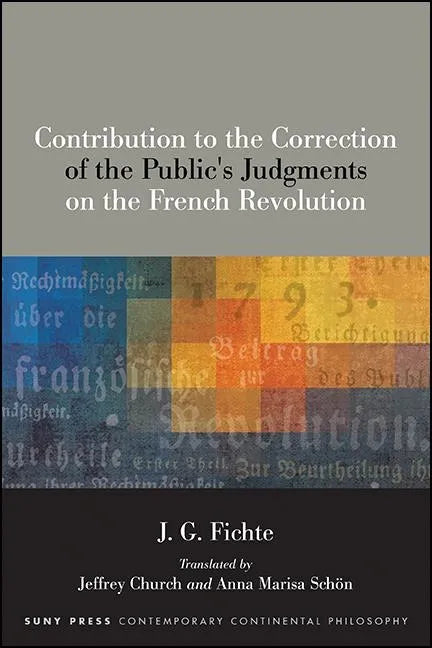 Contribution to the Correction of the Public's Judgments on the French Revolution - Paperback