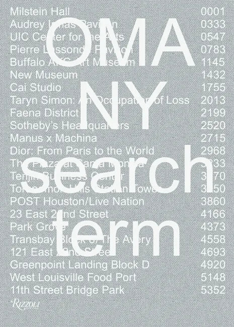 Oma NY: Search Term - Paperback
