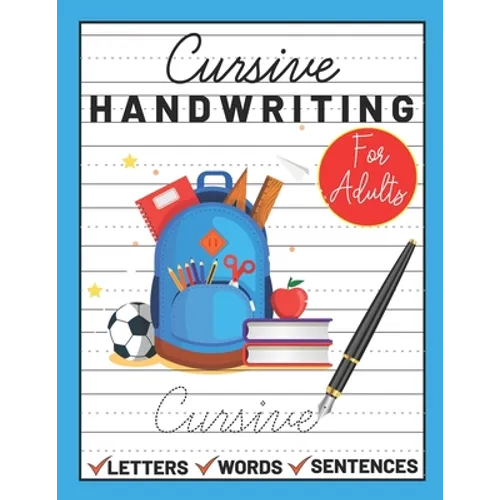Cursive Handwriting for Adults: cursive book for adults - Paperback