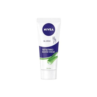 Nivea Soothing Aloe Vera Hand Cream for Dry Skin - Moisturizing Hand Lotion with Jojoba Oil for Soft & Hydrated Hands