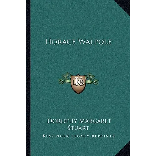 Horace Walpole - Paperback