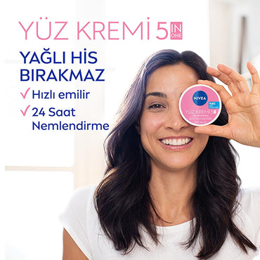 Nivea Facial Moisturizer: Skin Tone Evening Cream with Pearl Extract & SPF 15 - 24 Hour Hydration, Dark Spot Prevention