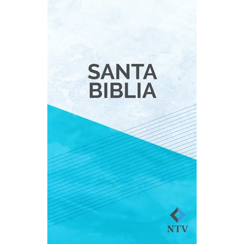 Biblia Econica Ntv, Edici Semilla (Tapa R俍tica, Azul) - Paperback