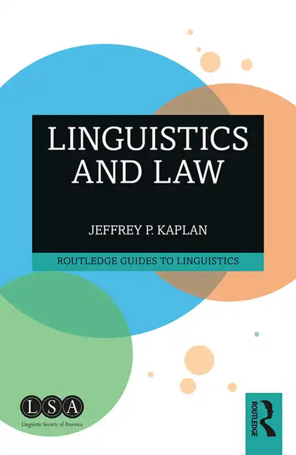 Linguistics and Law - Paperback