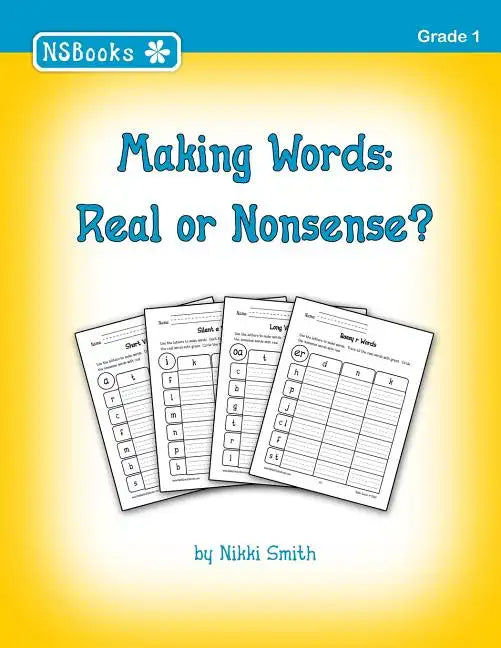 Making Words: Real or Nonsense? - Paperback