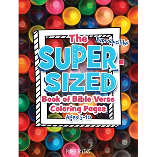 The Super-Sized Book of Bible Verse Coloring Pages - Paperback