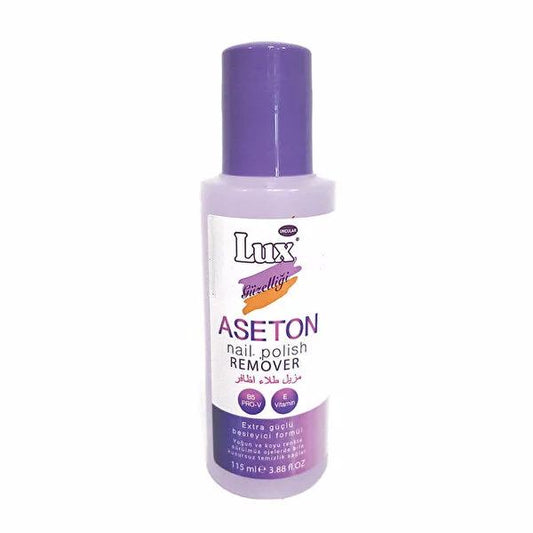 Lux Nail Polish Remover - 115ml Acetone Formula with B5 PRO-V & Vitamin E