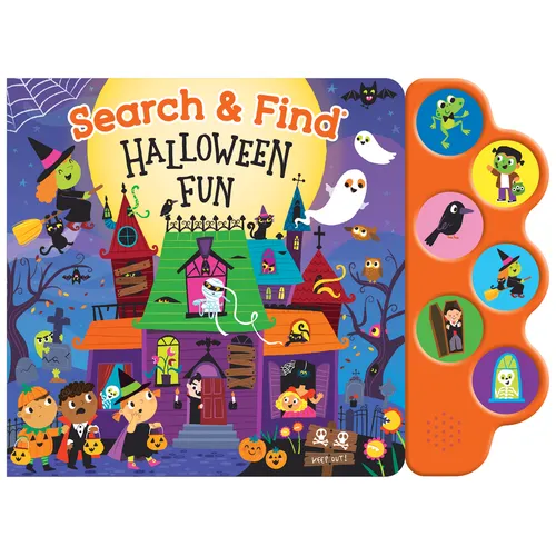 Search & Find: Halloween Fun (6-Button Sound Book) - Board Book