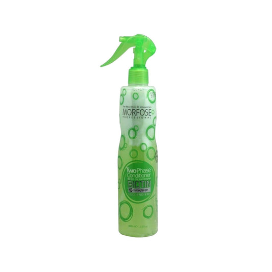Morfose Two-Phase Hair Conditioner with Biotin for Hair Strengthening - 13.53 fl oz Green Natural Hair Care