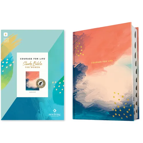 NLT Courage for Life Study Bible for Women, Filament Enabled (Hardcover, Indexed) - Hardcover