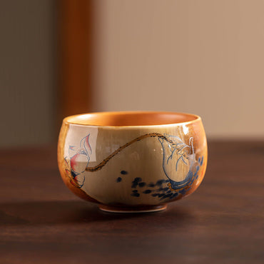 Traditional Chinese Porcelain Master Cup – Hand-Painted Landscapes