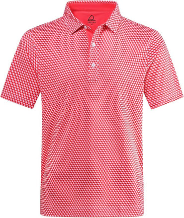 DEOLAX Mens Polo Shirts Fashion Print Mens Golf Shirt Dry Fit Mens Golf Polo Short Sleeve Quick Dry Funny Golf Shirt for Men