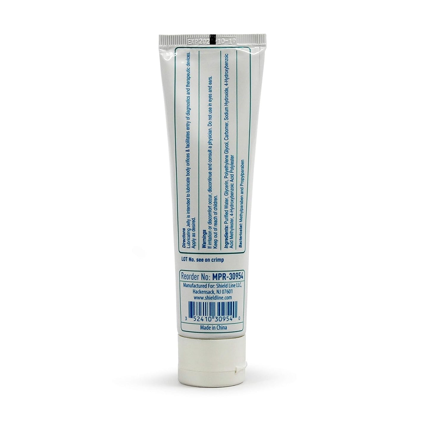 MedPride Lubricating Jelly 4fl Oz Tube - 12 Box / Case of 6 (72 count)