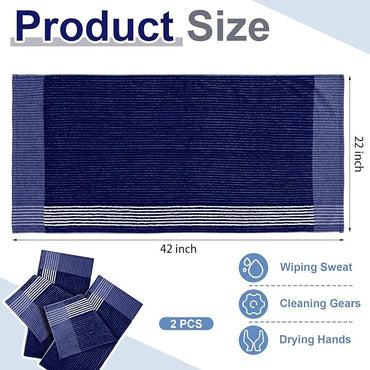 Mixweer Caddy Golf Towel 22" x 42" Large Caddy Towel Camping Sport Towels Cotton Soft Towels for Man Golf Lovers