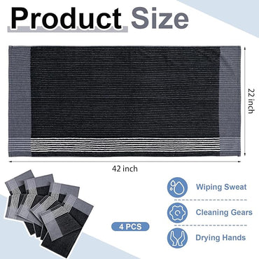 Mixweer Caddy Golf Towel 22" x 42" Large Caddy Towel Camping Sport Towels Cotton Soft Towels for Man Golf Lovers