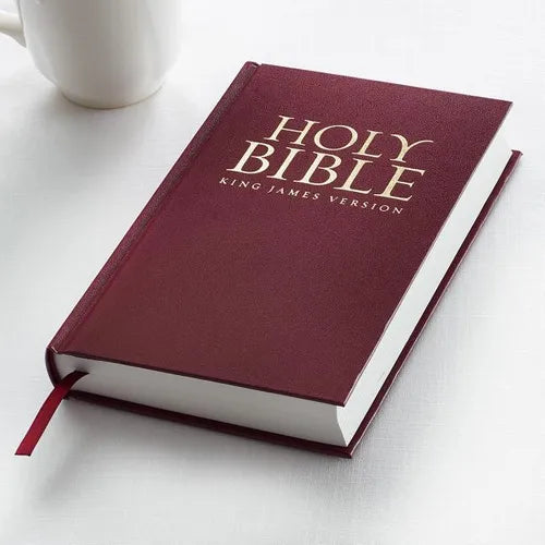 KJV Standard Size Hardcover Church Edition: Burgundy - Hardcover