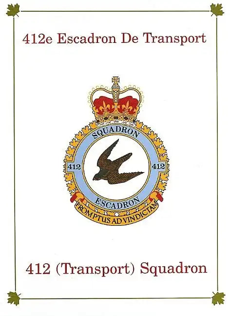 412e Escadron de Transport: 412 (Transport) Squadron - Hardcover