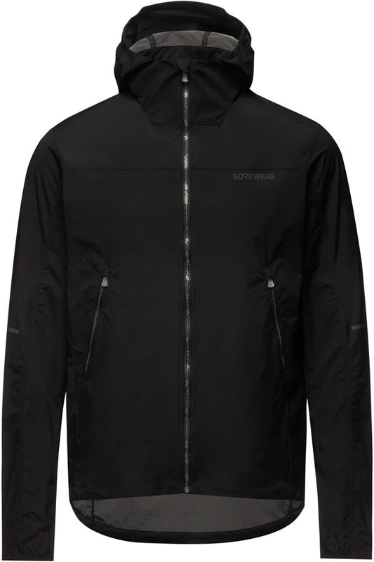 Gorewear Fernflow Hooded Windbreaker - Black Men's Medium