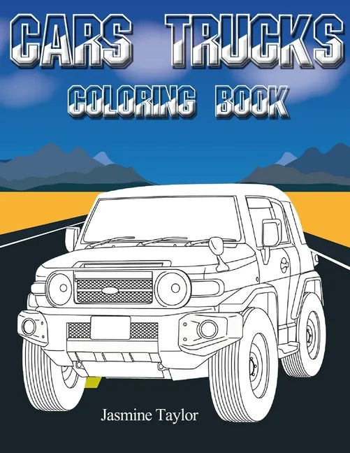 Cars Trucks Coloring Book - Paperback