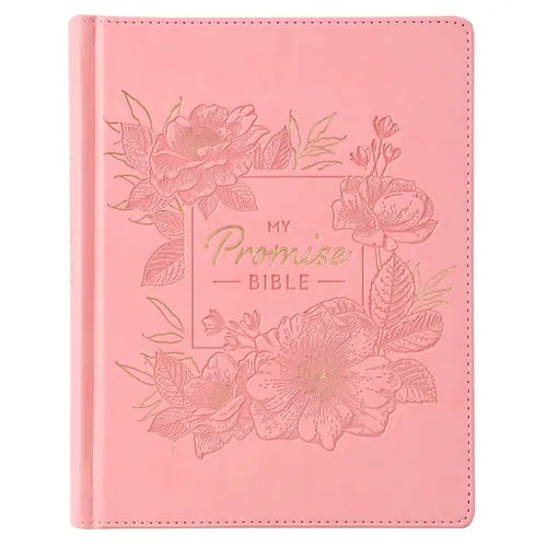 My Promise Bible Square Pink - Leather