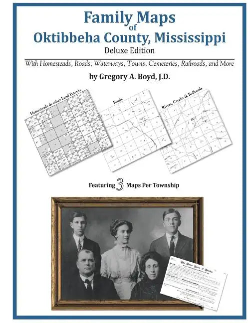 Family Maps of Oktibbeha County, Mississippi - Paperback