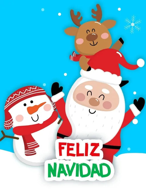 Feliz Navidad: Libro de colorear - Paperback