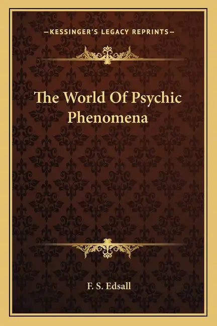 The World of Psychic Phenomena - Paperback