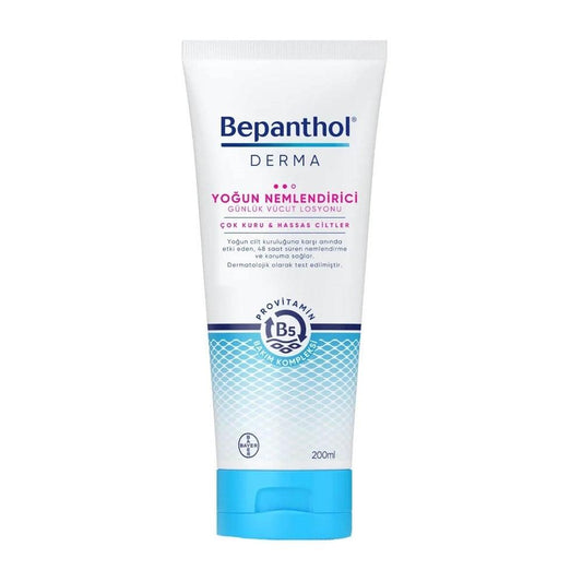 Bepanthol Derma Moisturizing Body Lotion for Dry & Sensitive Skin - 200ml, 48hr Hydration