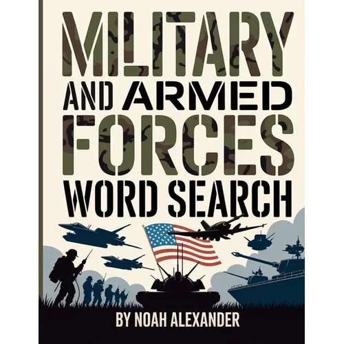 Military and Armed Forces Word Search: 8.5x11 Large Print - Paperback