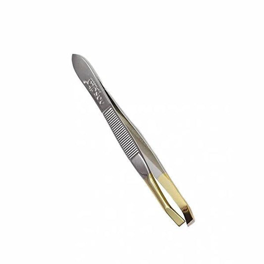 Nascita Precision Tweezers: Stainless Steel Eyebrow & Hair Removal Tweezers with Superior Grip & Tip Alignment