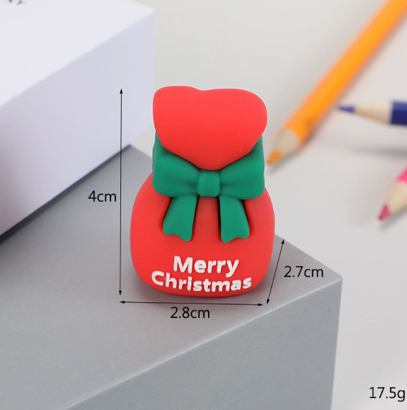 Christmas sharpener-Christmas socks-pvc-1 piece