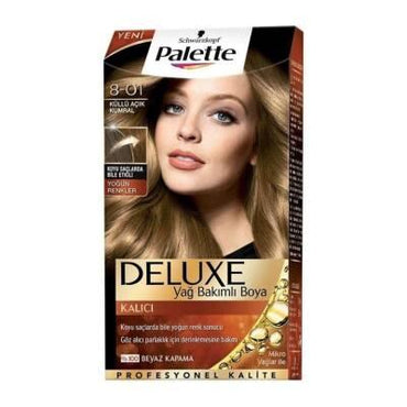 Palette Deluxe 8-01 KŸllŸ A�õk Kumral Hair Dye - Long-Lasting Rich Color, Nourishing Micro Oils