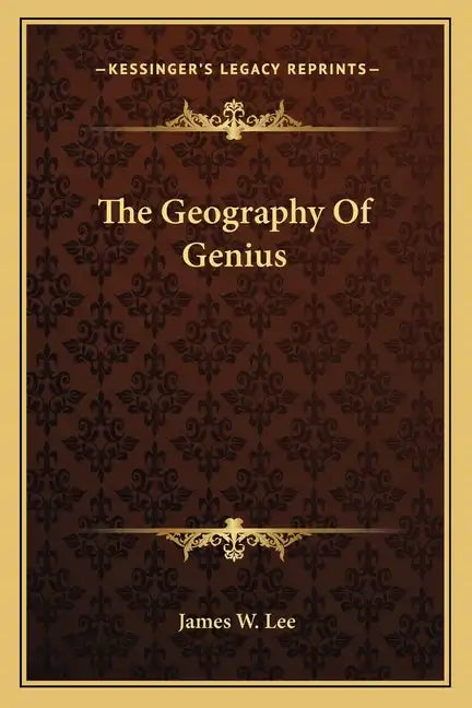 The Geography of Genius - Paperback