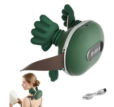 Electric Neck And Shoulder Muscle Massager Wireless Shoulder And Back Kneading Massage Shawl Neck Masajeador Relax Pain Relief