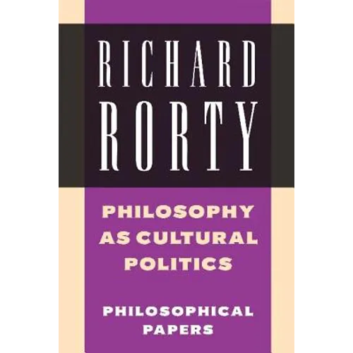Philosophy as Cultural Politics - Paperback