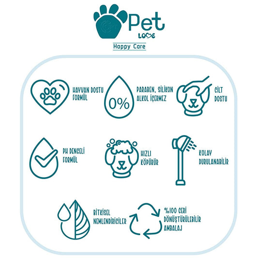 Pet Love Argan Oil Shampoo for Cats and Dogs - Natural, Gentle, and Effective Pet Care