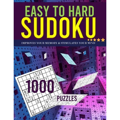 Sudoku 1000 puzzles: sudoku board game for adults - Paperback