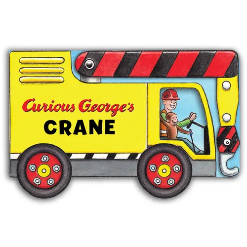 Curious George's Crane (Mini Movers Shaped Board Books) - Board Book