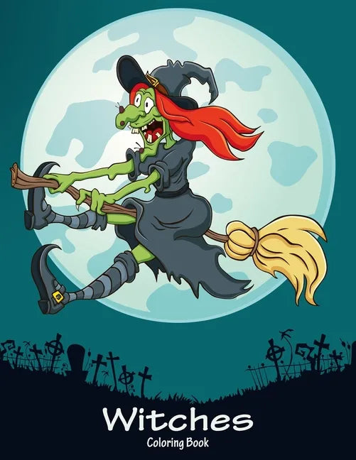 Witches Coloring Book 1 - Paperback