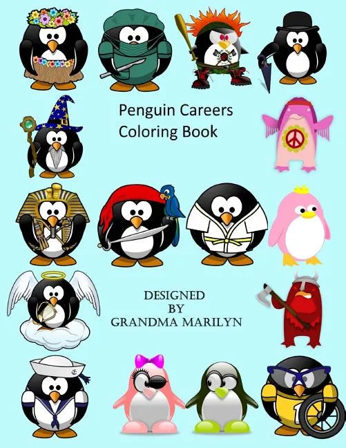 Penguin Careers Coloring Book - Paperback