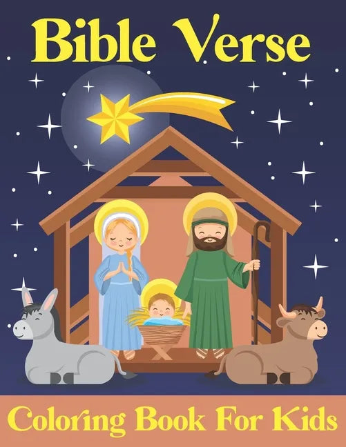 Bible Verse Coloring Book for kids: Bible Verses About Jesus and Large Print (volume 5) - Paperback