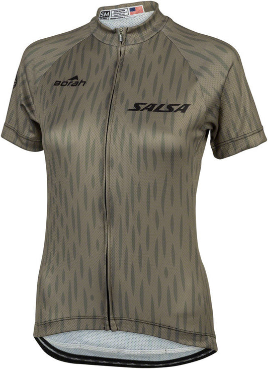 Salsa Women's Hinterland Jersey - 3X-Large Olive Green