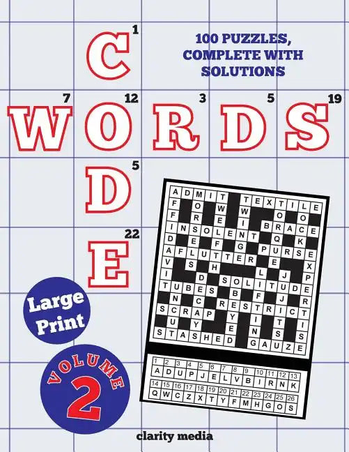 Large Print Code Words Volume 2 - Paperback