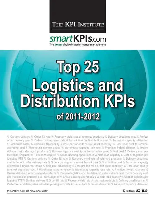 Top 25 Logistics / Distribution KPIs of 2011-2012 - Paperback