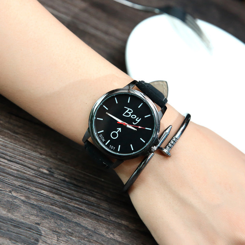 Fashionable Harajuku-style Retro Couples Watches