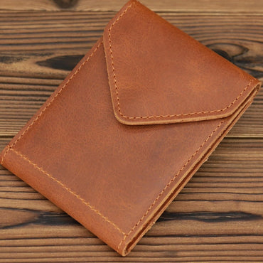 Retro Mens Compact Personalized Drivers License Holder Minimalist Design
