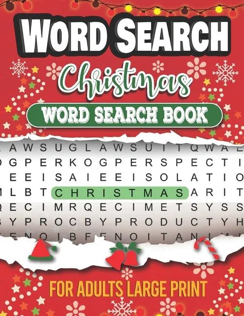Christmas word search books for adults large print: Christian Christmas word search puzzle books for adults hard - Paperback