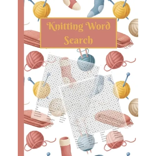 Knitting Word Search: Activity puzzle book for someone who loves to knit - Paperback