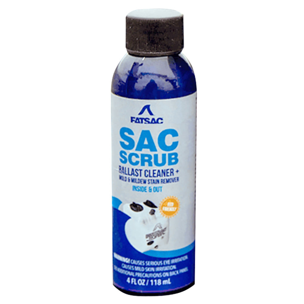 FATSAC Mold Mildew Prevention Sac Scrub - 4oz Single-Use Bottle